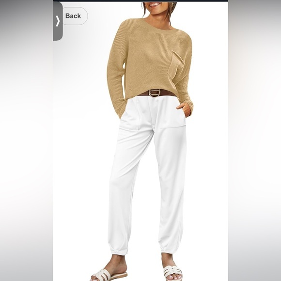 AGSEEM Women's Two Piece Outfits Sweater Sets NWT size S